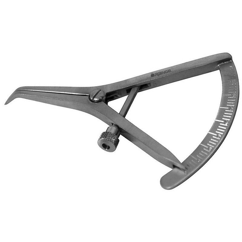 Castroviejo Caliper Short Beak 45° 0-40mm