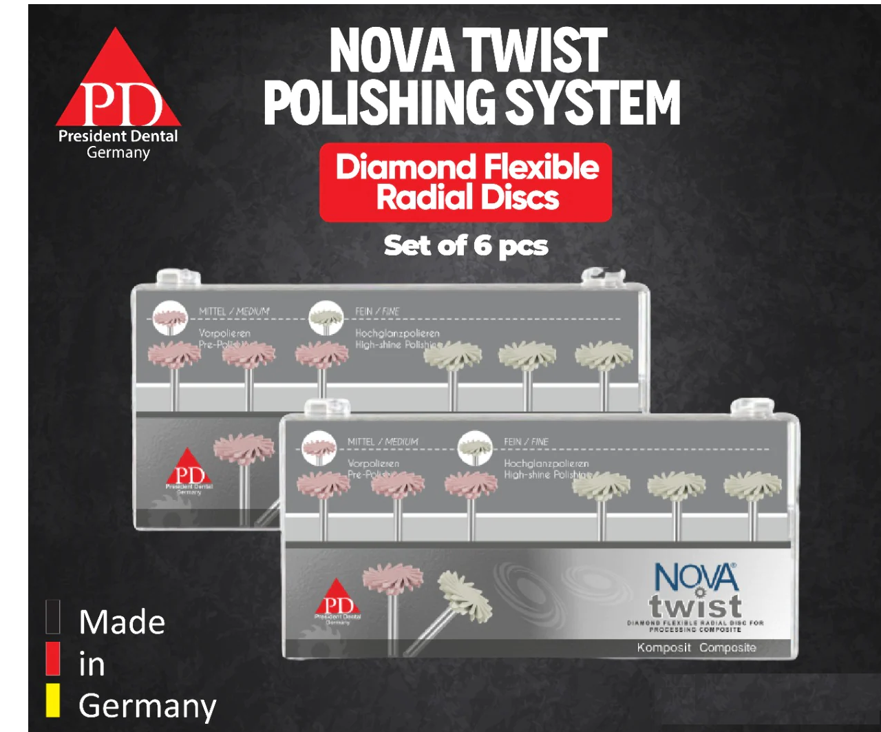 President Dental – Novatwist (Polishing Discs)