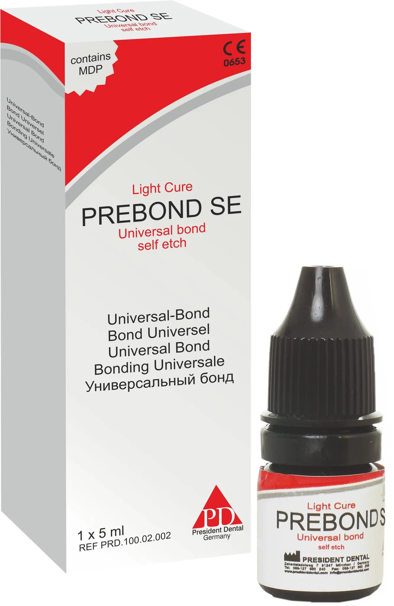 President Dental – Prebond SE (Self-Etch Universal Bond 7th Generation)