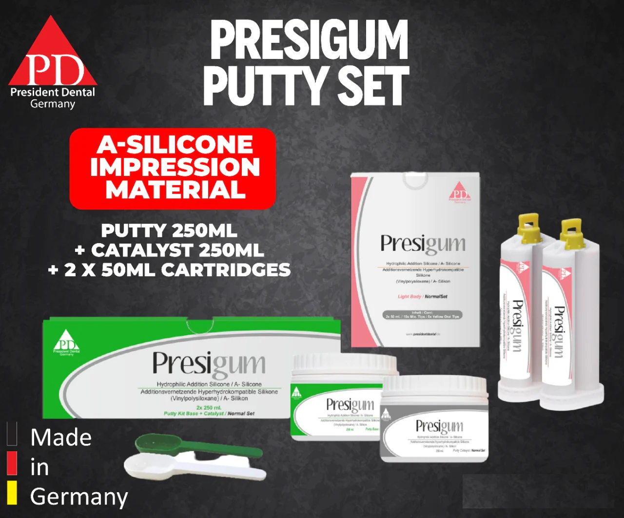 President Dental – Presigum A-Silicone Impression Material