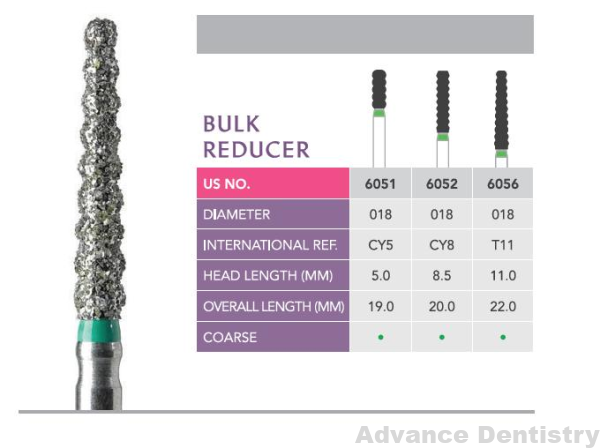 Prima Diamond Burs Bulk Reducer