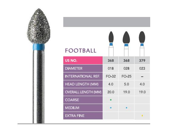 Prima Diamond Burs Football