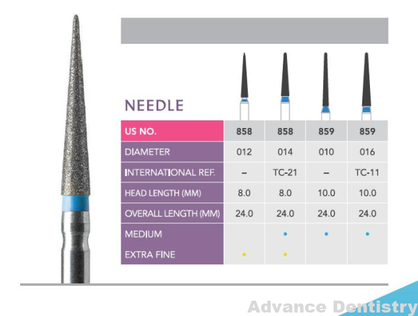 Prima Diamond Burs Needle