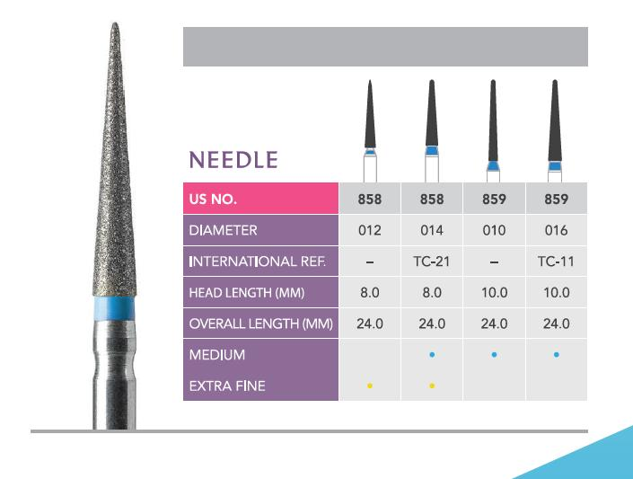 Prima Diamond Burs Needle