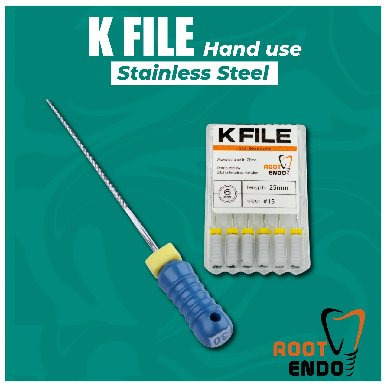 Root Endo – K Files SS (Hand Use)