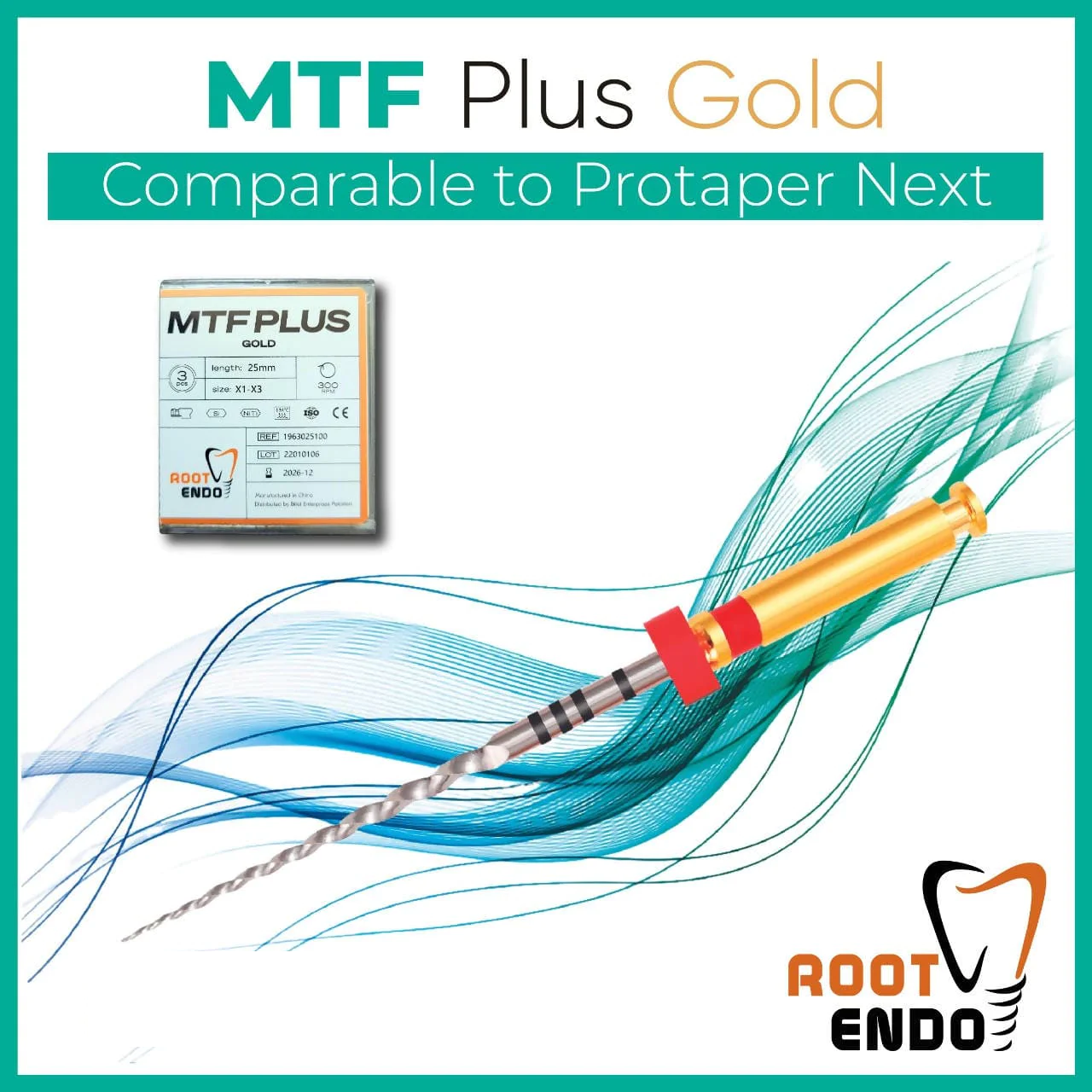 Root Endo – MTF Plus Gold (Protaper Next)