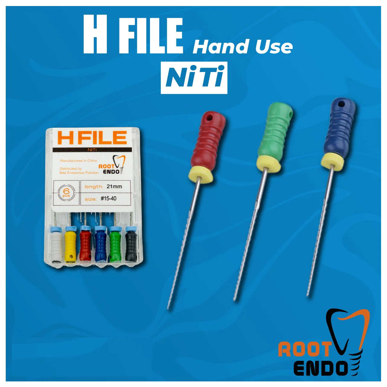 Root Endo – NiTi K Files (Hand Use)