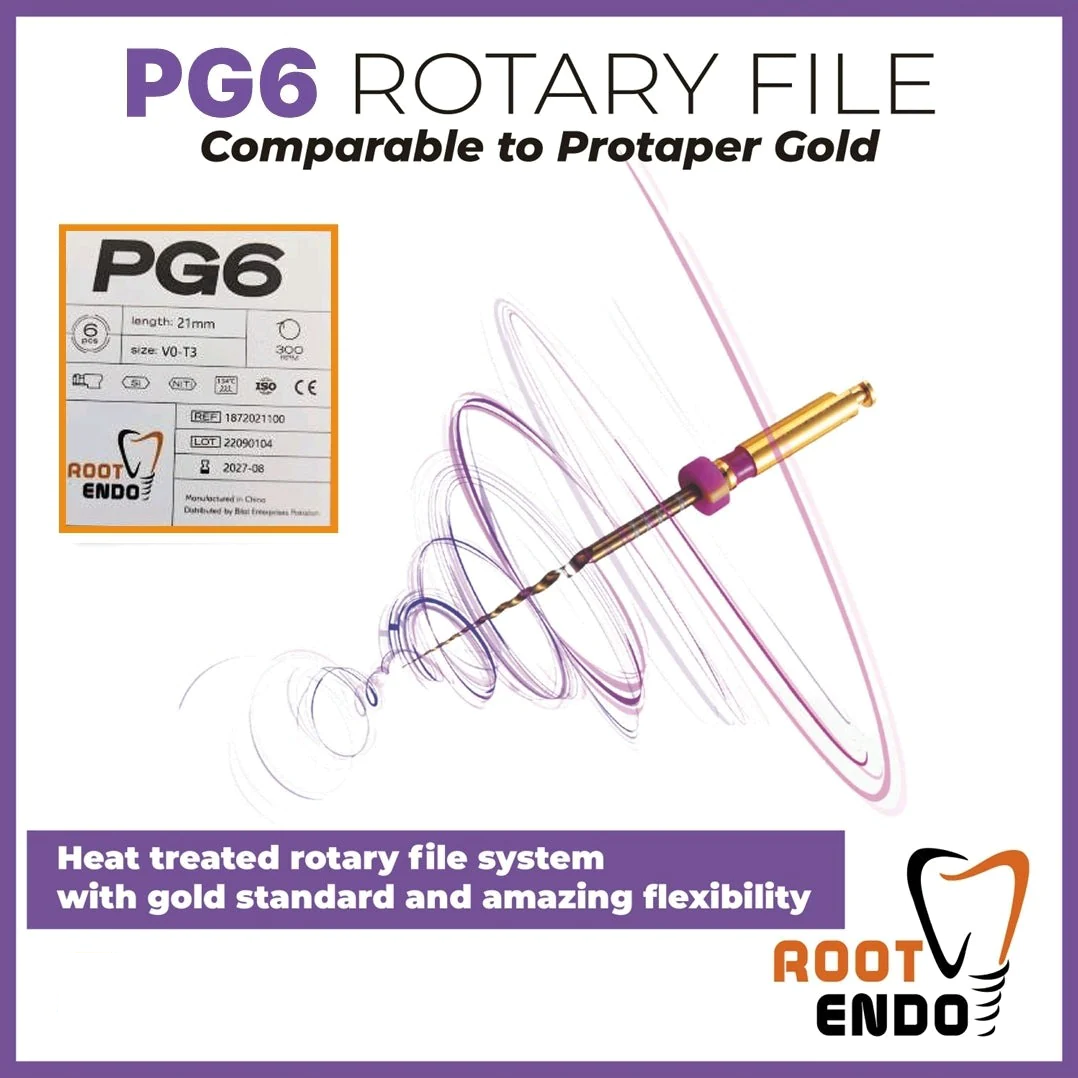 Root Endo – PG6 (Protaper Gold)