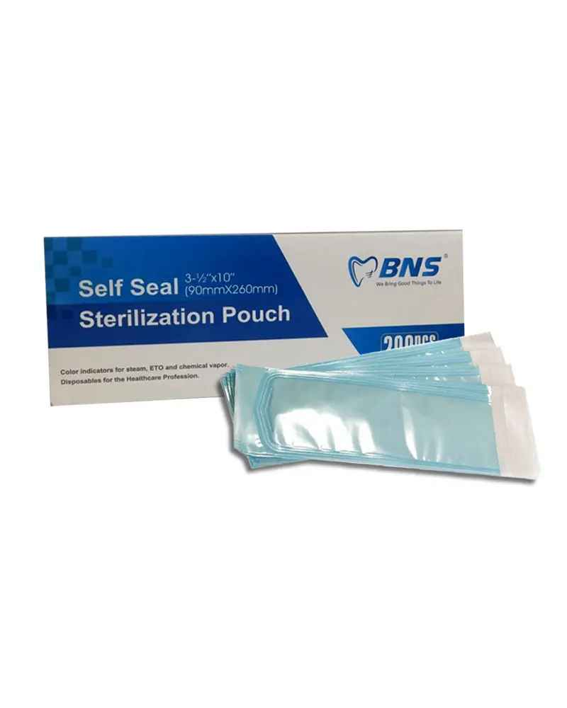 Sterlization self sealing pouches