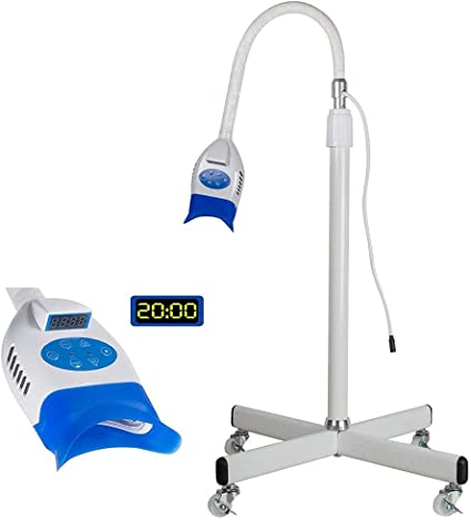 Teeth whitening machine with stand