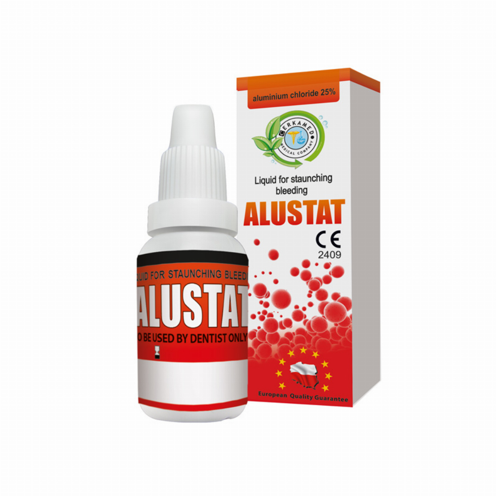 Alustat 10g – Aluminium Chloride 25% – Liquid for Staunching Bleeding