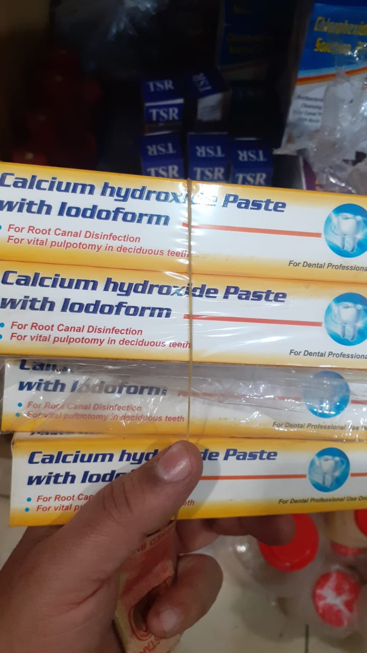 Calcium Hydroxide with lodoform