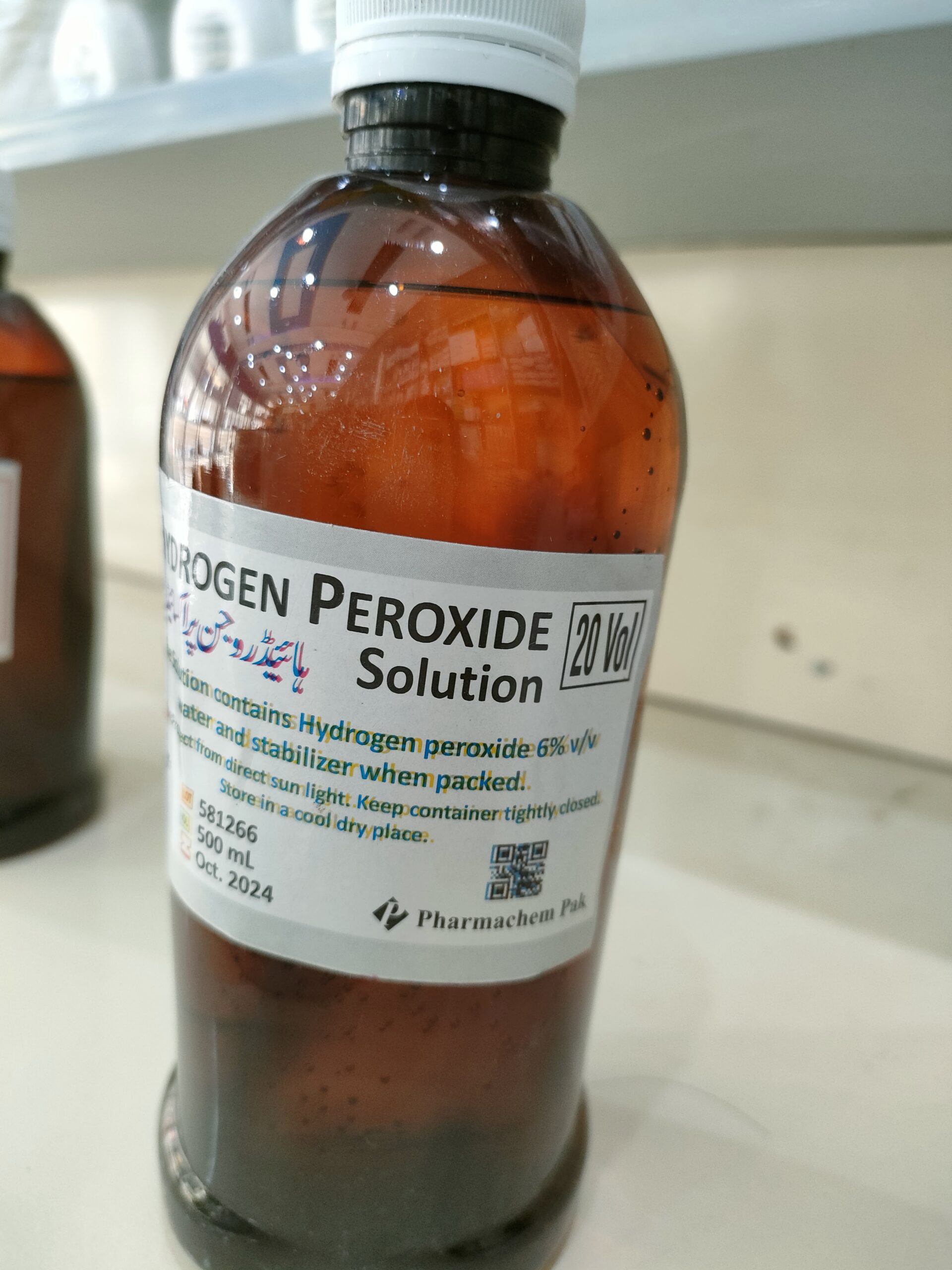 Herdrogen peroxide solution 20vol