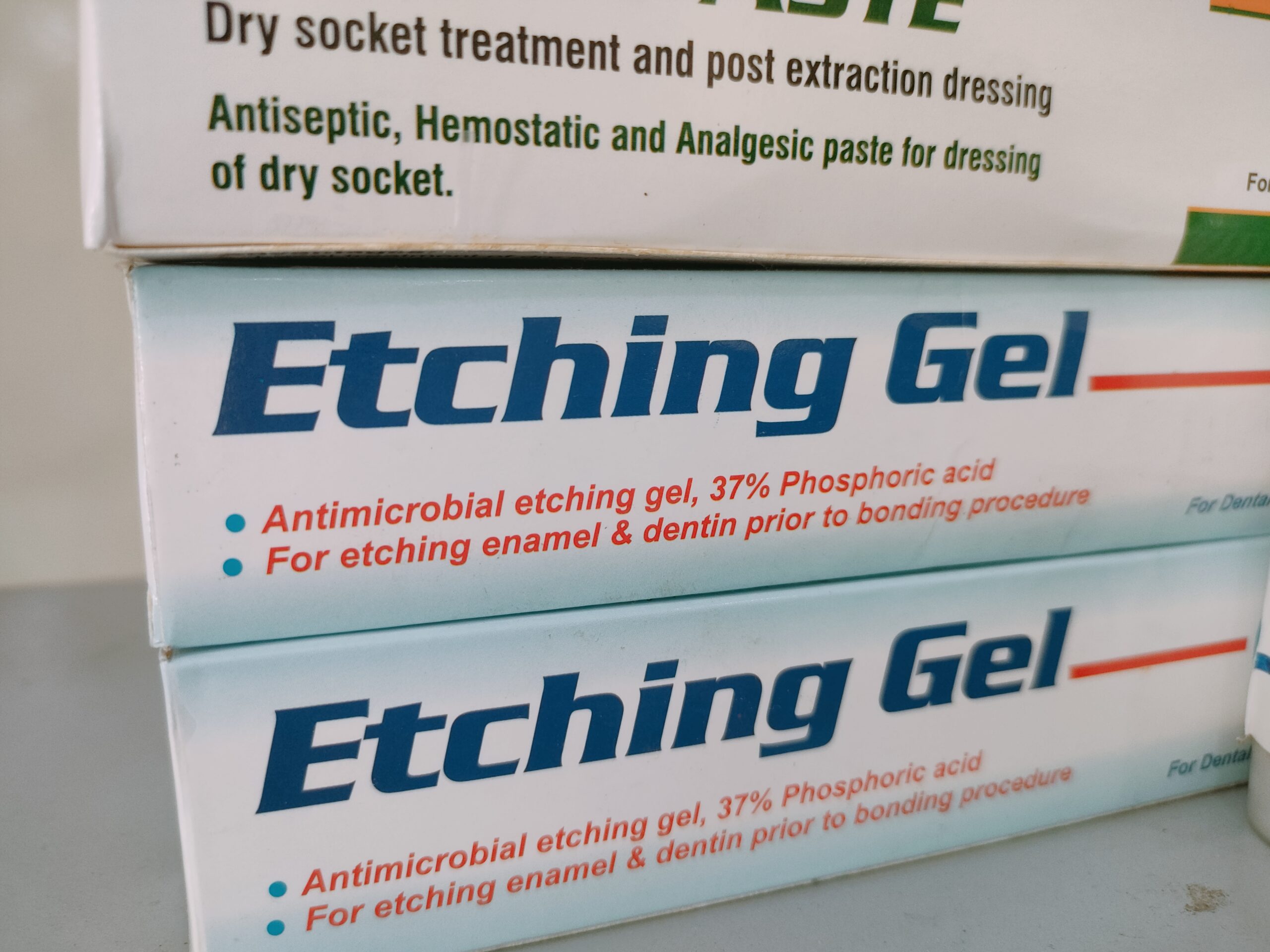 Etching gel