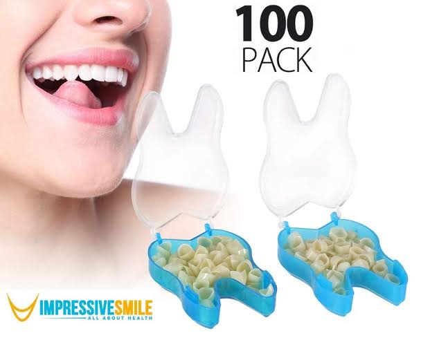 Temporary crown teeth