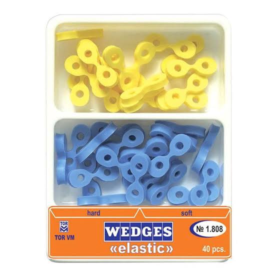 Dental elastic rabber wages 80 PC’s