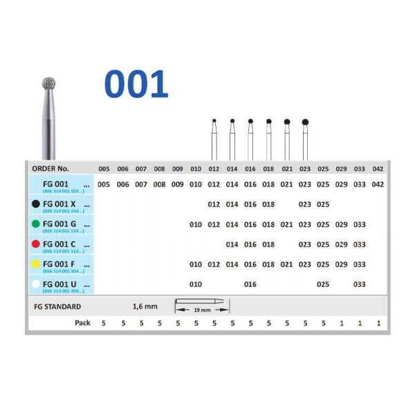 Horico-FG 001 Diamond Ball Bur