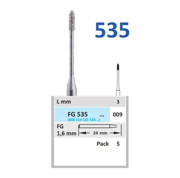 Horico-FG 535 Diamond Bur