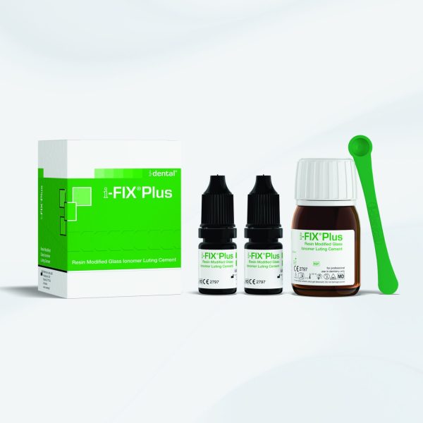 i-FIX Glass Ionomer luting cement Plus 7g powder, 4g liquid