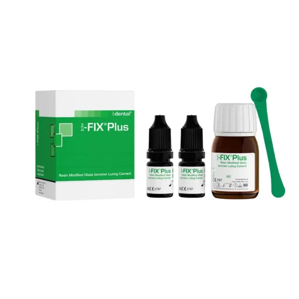 i-FIX Glass Ionomer luting cement Plus 7g powder, 4g liquid